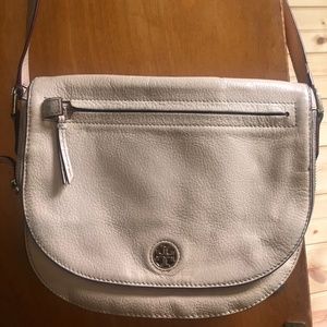 Tory burch Leather Saddle Bag